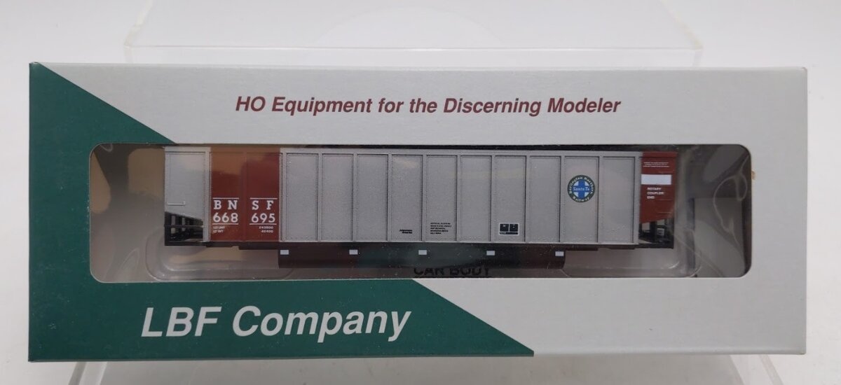 LBF 668695 HO Scale Brown & Silver BNSF Johnstown Coalporter P/N B12 Kit