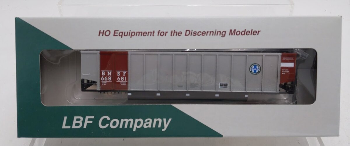 LBF 668681 HO Brown & Silver BNSF Johnstown Coalporter P/N 812 Car # 668681 Kit
