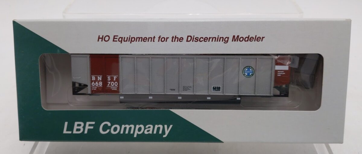LBF 668700 HO Brown & Silver BNSF Johnstown Coalporter P/N 812 Car # 668700 Kit