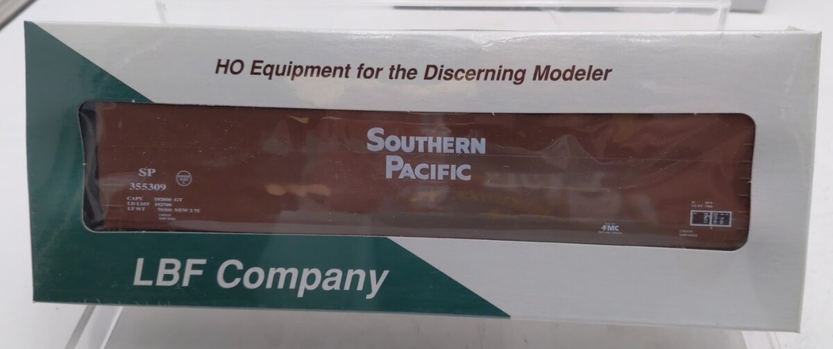 LBF 1001-9 HO Scale Southern Pacific (NWR) 62' Woodchip Hopper FMC Car # 355309