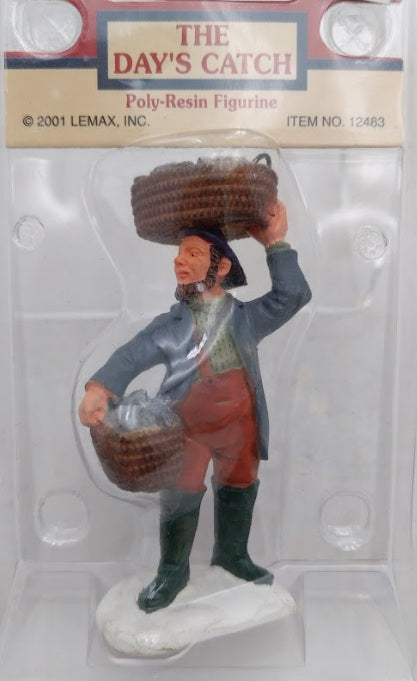 Lemax 12483 Christmas Village The Day's Catch Polyresin Figurine