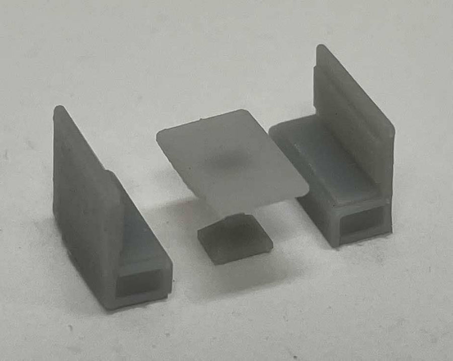 Phoenix Precision Models 30641 N Unpainted 4' Booth & Table Set 3D Printed Kit