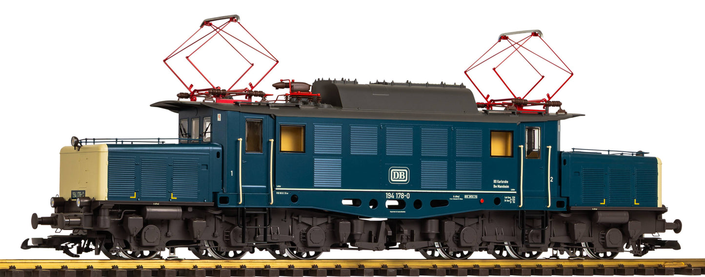 Piko 37438 G DB GER: G-E-Lok 194 178 DB IV Electric Locomotive #1941780