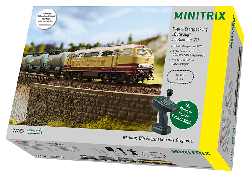 Trix 11160 N German Railroad, Inc. DB AG "Freight Train" Digital Starter Set