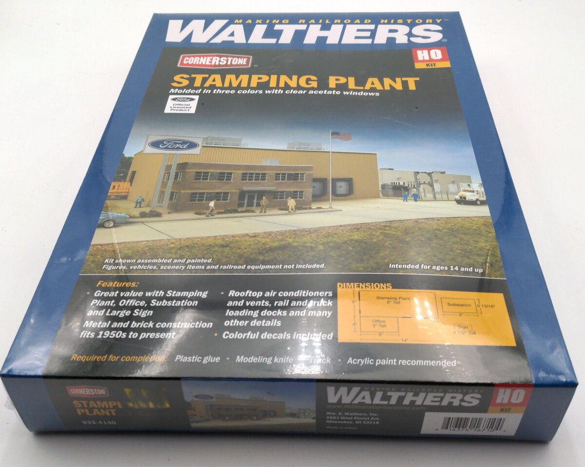 Walthers 933-4140 HO Ford Stamping Plant Building Kit