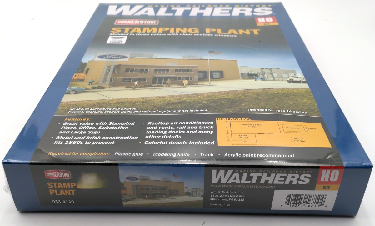 Walthers 933-4140 HO Ford Stamping Plant Building Kit