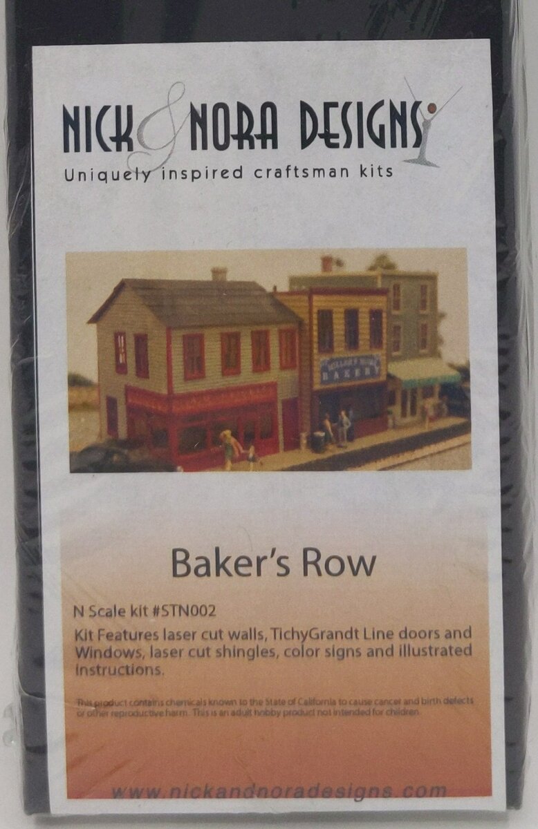Nick & Nora stn003 Baker's Row Building Kit