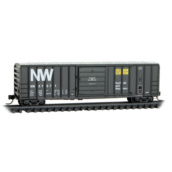 Micro-Trains 02500456 N Norfolk & Western 50' Rib Side Boxcar #57571