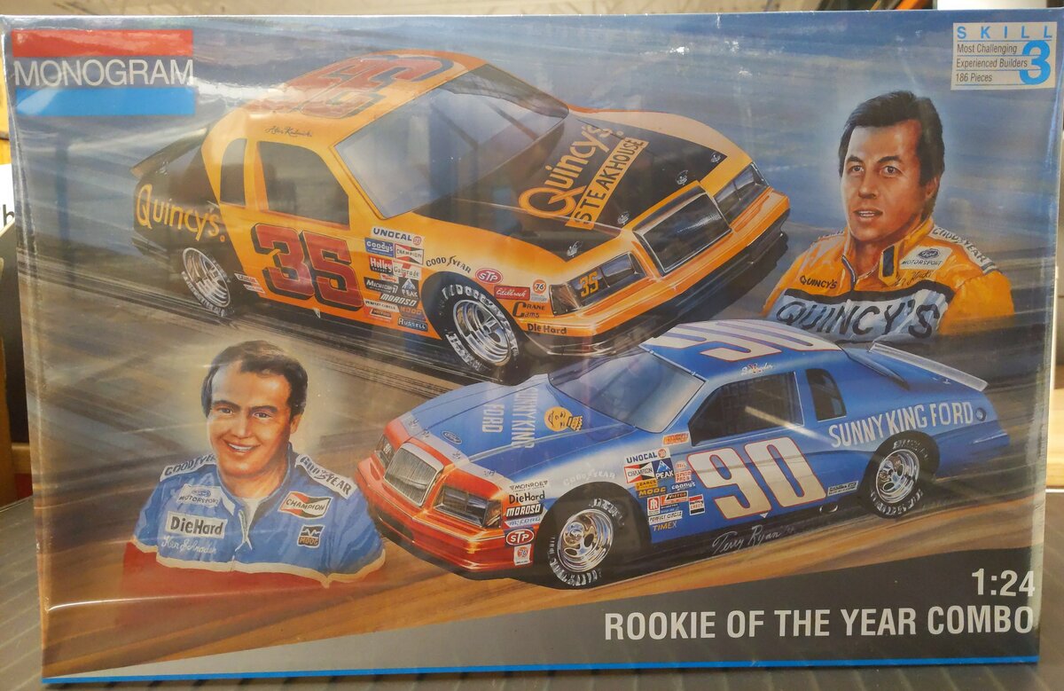Monogram 6368 1:24 #'s 35 & 90 Rookie of the Year Combo Model Car Kit