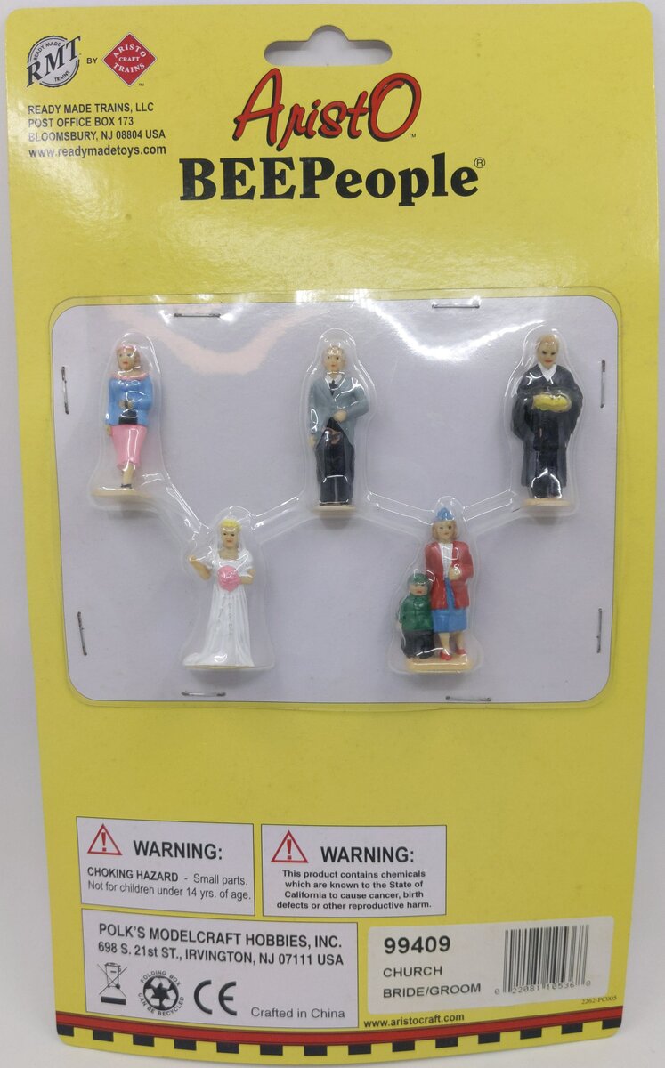 RMT 99409 O Scale BEEPeople Church Bride/Groom (5 People)