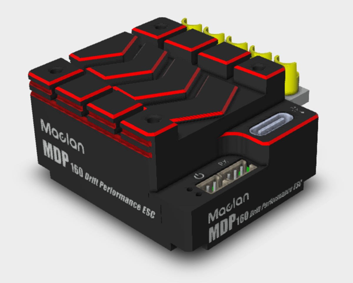 Maclan Racing MCL2021 1:10 Red MDP 160 Drift Performance ESC