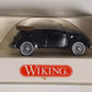 Wiking 8020414 HO Scale Black Volkswagen Kafer Cabrio Convertible Car