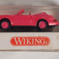 Wiking 1650218 HO Scale Hot Pink Porsche Cabriolet Plastic Model Car