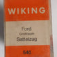 Wiking 540 HO Scale Europa Mobel Tractor Trailer Plastic Model Car