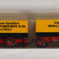 Wiking 25421 HO Scale Walter Pieper KG Double Tractor Trailer Plastic Model Car