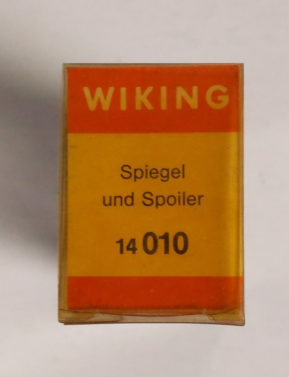 Wiking 14010 HO Scale Spiegel und Spoiler Plastic Car Kit