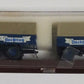 Brekina Automodelle 83103 HO Scale "Dachrec-Spedition" Double Tractor Trailer