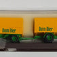 Brekina Automodelle 81602 HO Scale "Dom Bier" Double Tractor Trailer