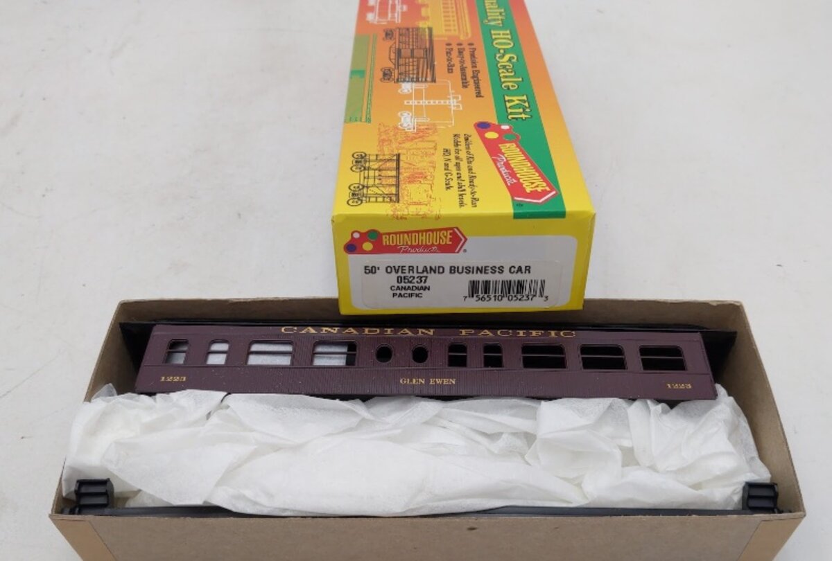 Roundhouse 05237 HO Scale Canadian Pacific 50' Overland Business Car Kit