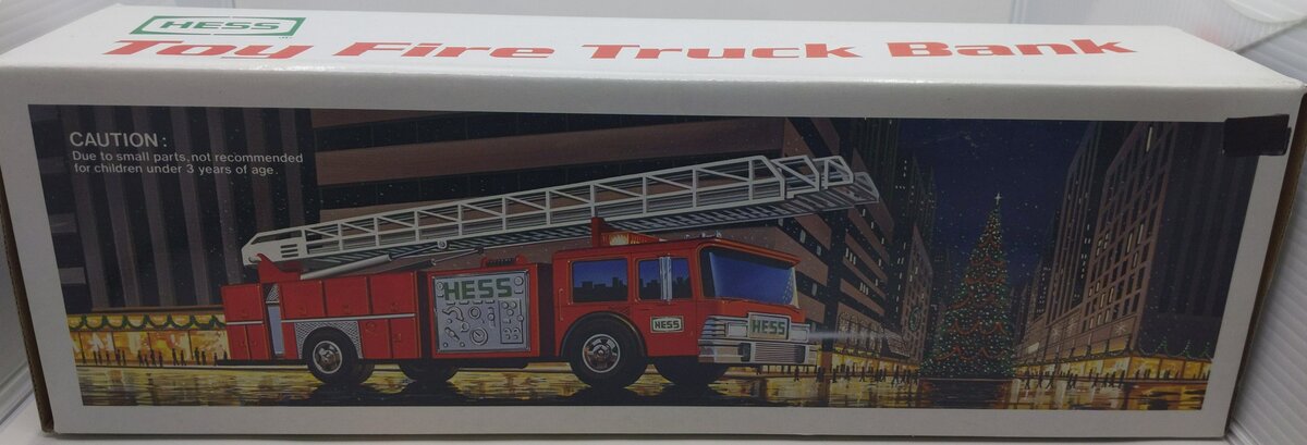 Hess Toy Fire Truck Bank 1986