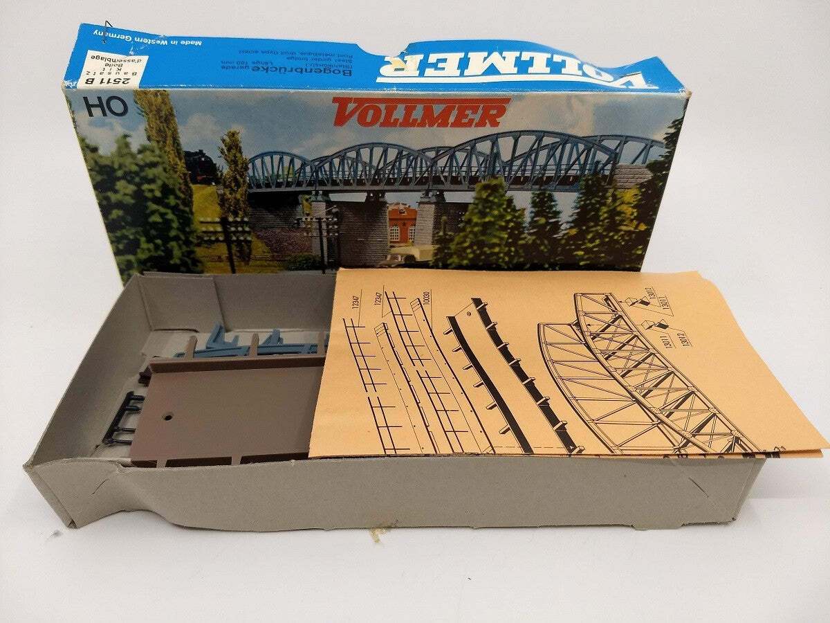 Vollmer 2511 HO Scale Steel Girder Bridge Plastic Model Kit