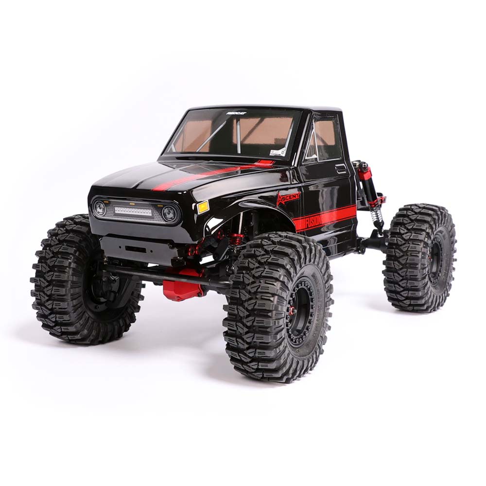 Redcat Racing RER31524 1:10 Black Ascent Fusion 4x4 Rock Crawler Ready-To-Run