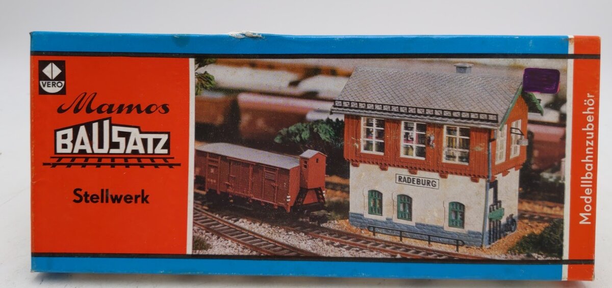 Vero 234 HO Scale Mamos Bausatz 2/34 Stellwerk Made In Germany