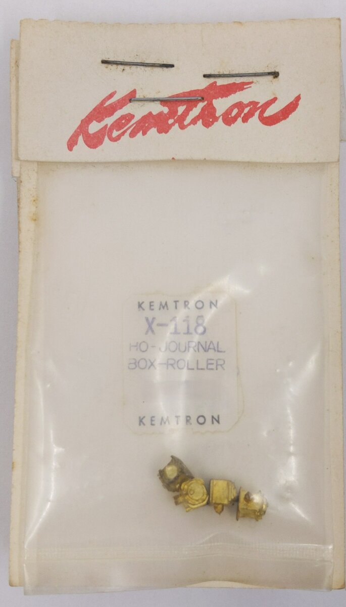 Kemtron X-118 Journal Box-Roller Vintage Brass (4) per pack
