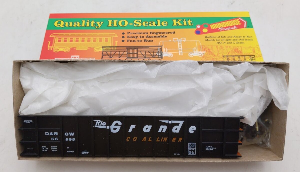 Roundhouse 7845 HO Scale Orange Thrall Coal Gons #56995 Kit