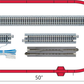Kato 106-0051 AT&SF Bluebonnet N Gauge F7 Freight Train Starter Set