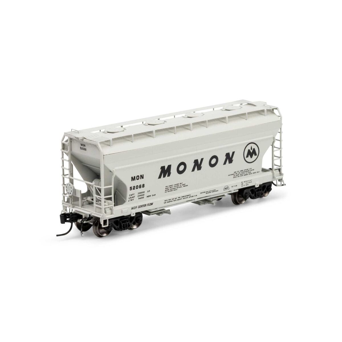 Athearn ATHG-1291 N Monon ACF 2970 Covered Hopper #52068