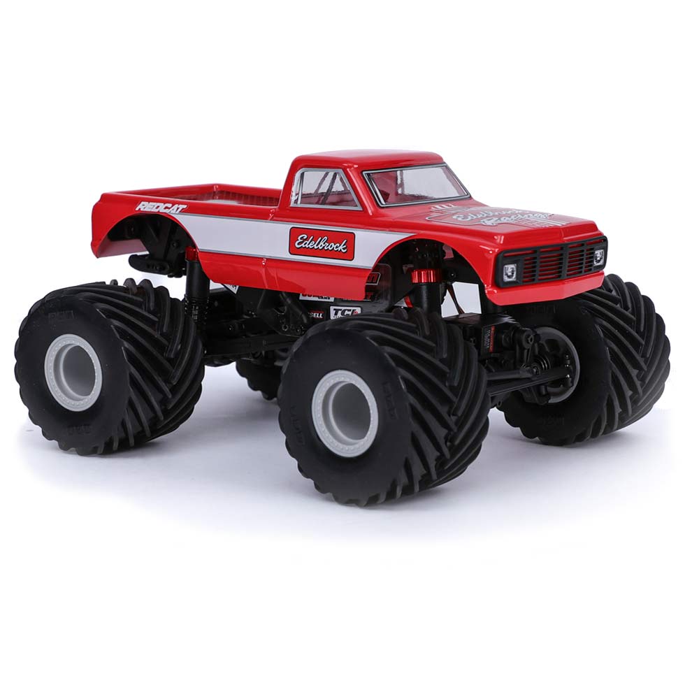 Redcat Racing RER33540 1:18 Red Edelbrock MT-18 4x4 Monster Truck Ready-To-Run
