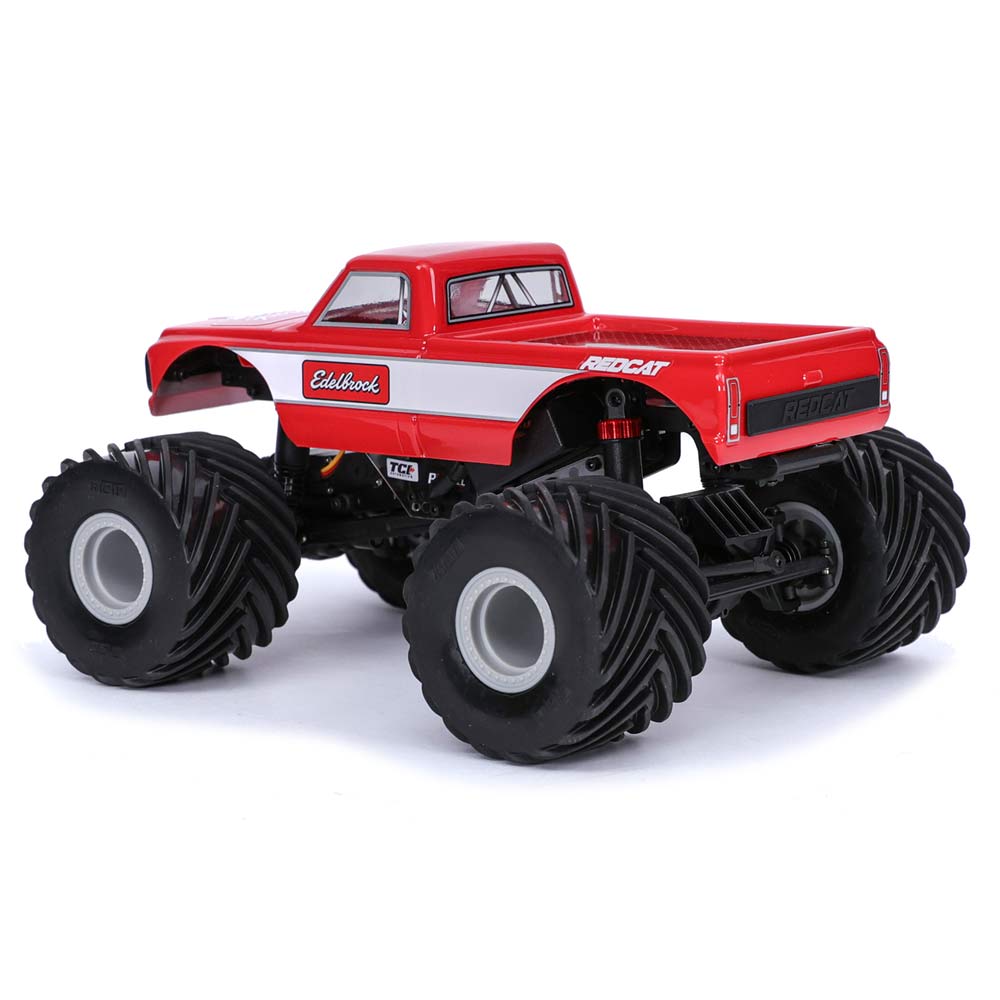 Redcat Racing RER33540 1:18 Red Edelbrock MT-18 4x4 Monster Truck Ready-To-Run