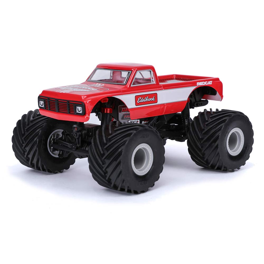 Redcat Racing RER33540 1:18 Red Edelbrock MT-18 4x4 Monster Truck Ready-To-Run