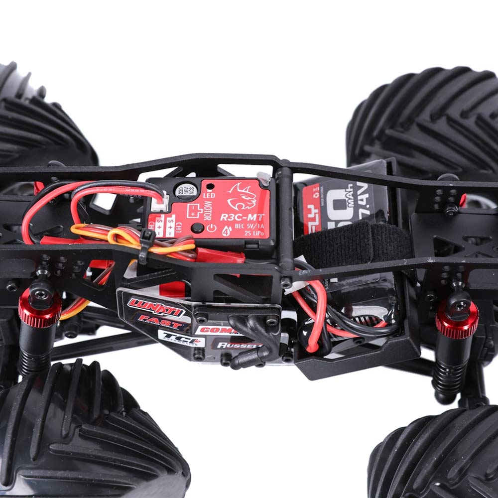 Redcat Racing RER33540 1:18 Red Edelbrock MT-18 4x4 Monster Truck Ready-To-Run