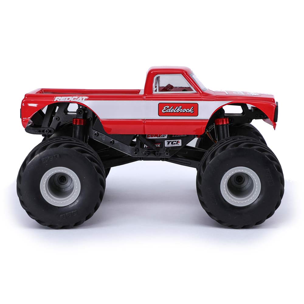 Redcat Racing RER33540 1:18 Red Edelbrock MT-18 4x4 Monster Truck Ready-To-Run