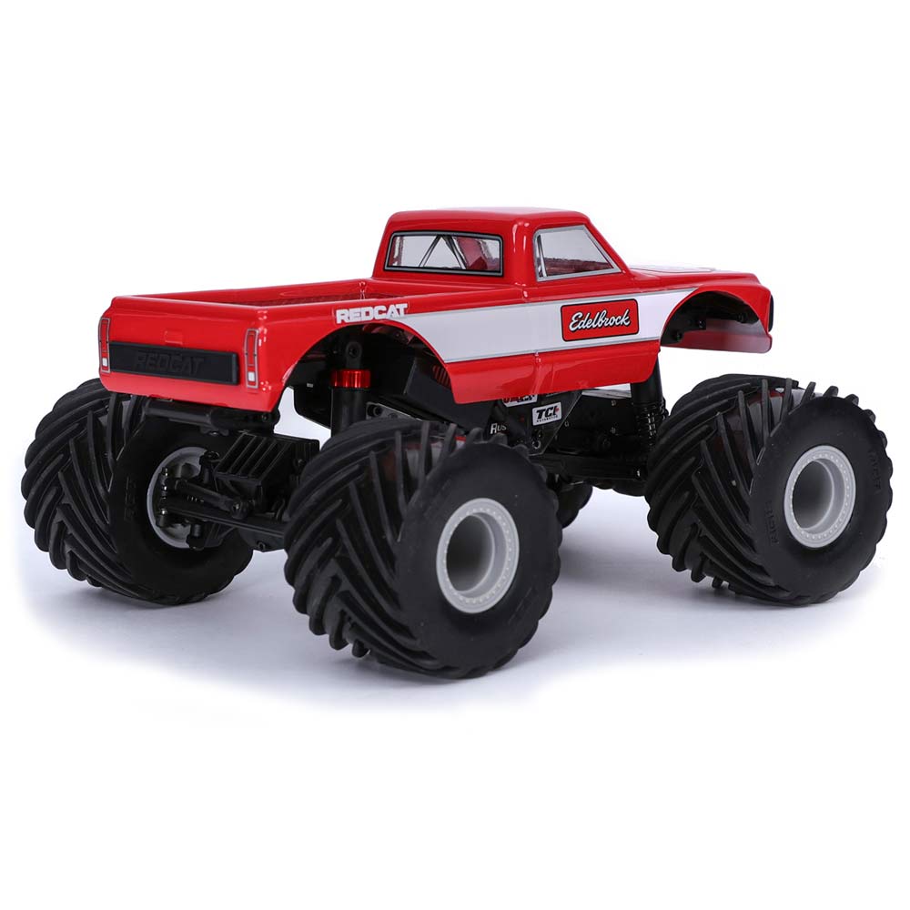 Redcat Racing RER33540 1:18 Red Edelbrock MT-18 4x4 Monster Truck Ready-To-Run