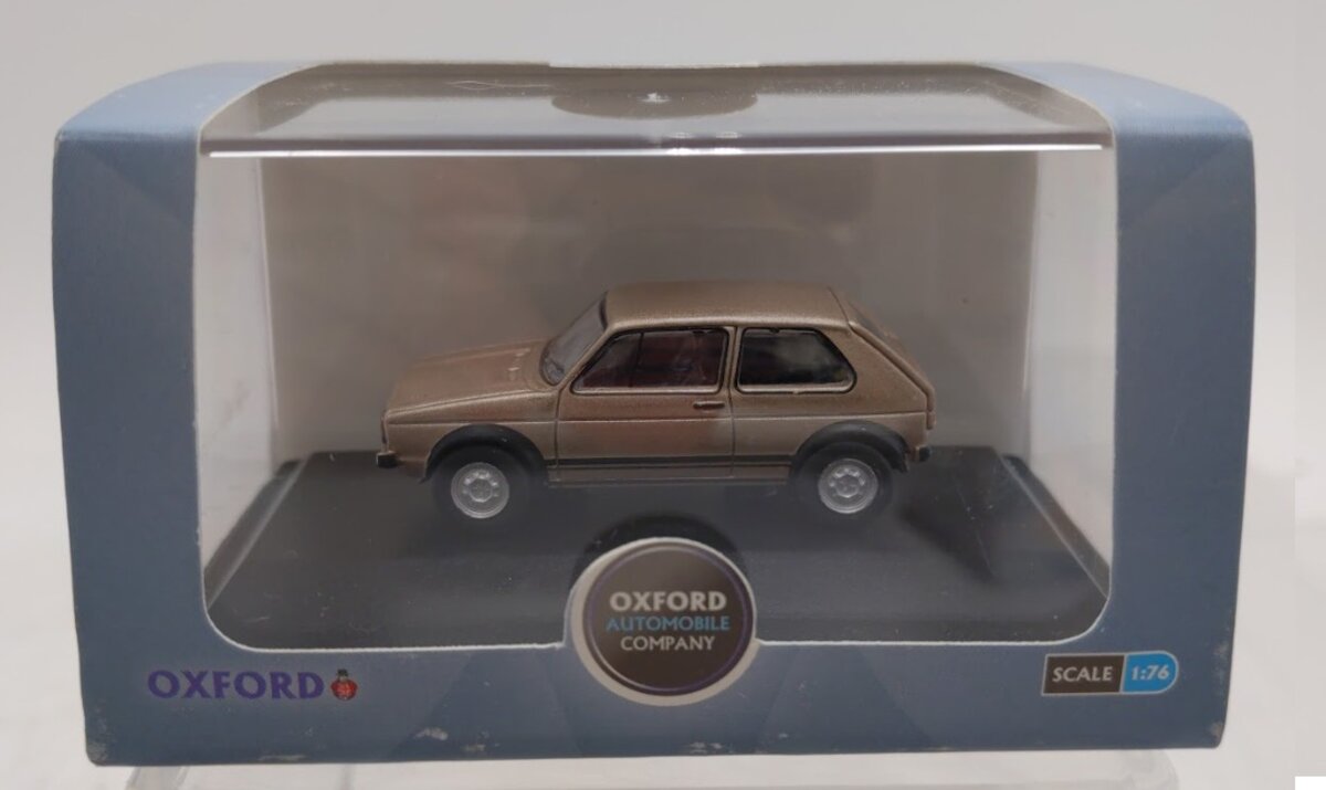 Oxford Diecast 76GF006 1:76 Coppper Brown Metallic VW Golf Rabbit 1 GTI  Diamond