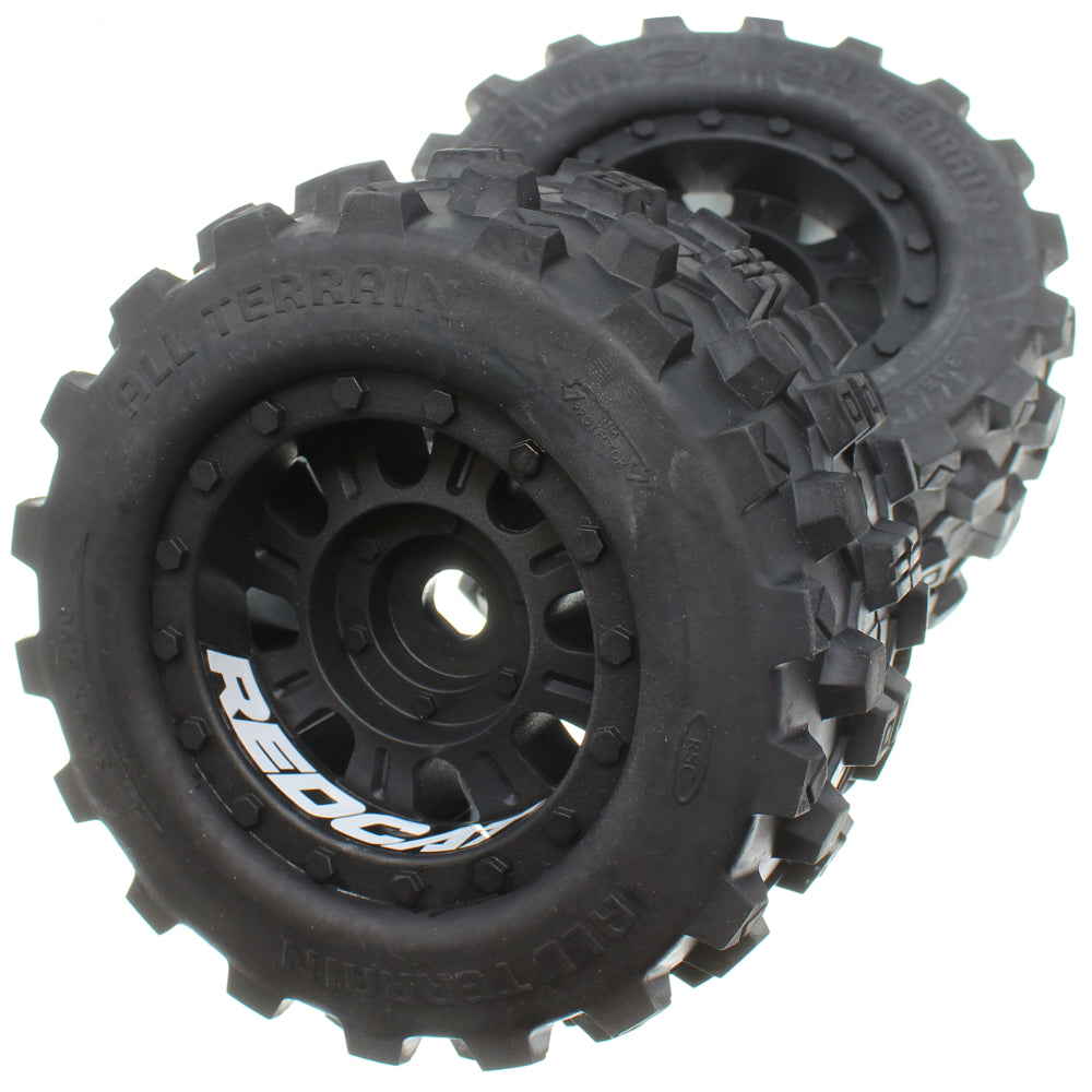 Redcat Racing RER12485 1:8 Pre-Mounted Wheels and Tires (Pack of 2)