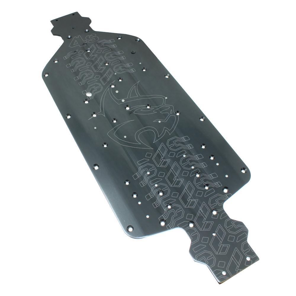 Redcat Racing RER18098 4S Machete SIlver 6065 Aluminum Chassis