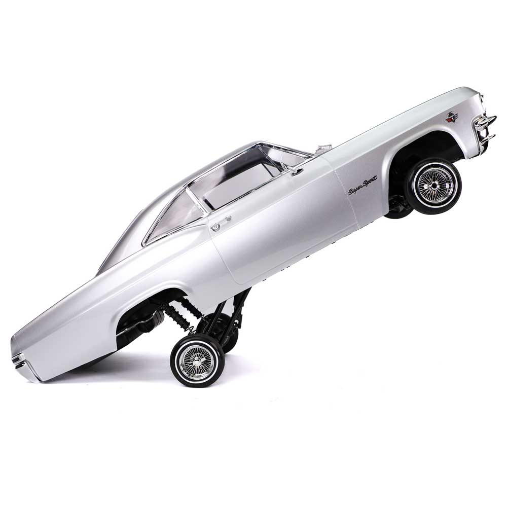 Redcat Racing RER33483 1:10 Silver SixtyFive Chevy Impala Hopping Lowrider RTR