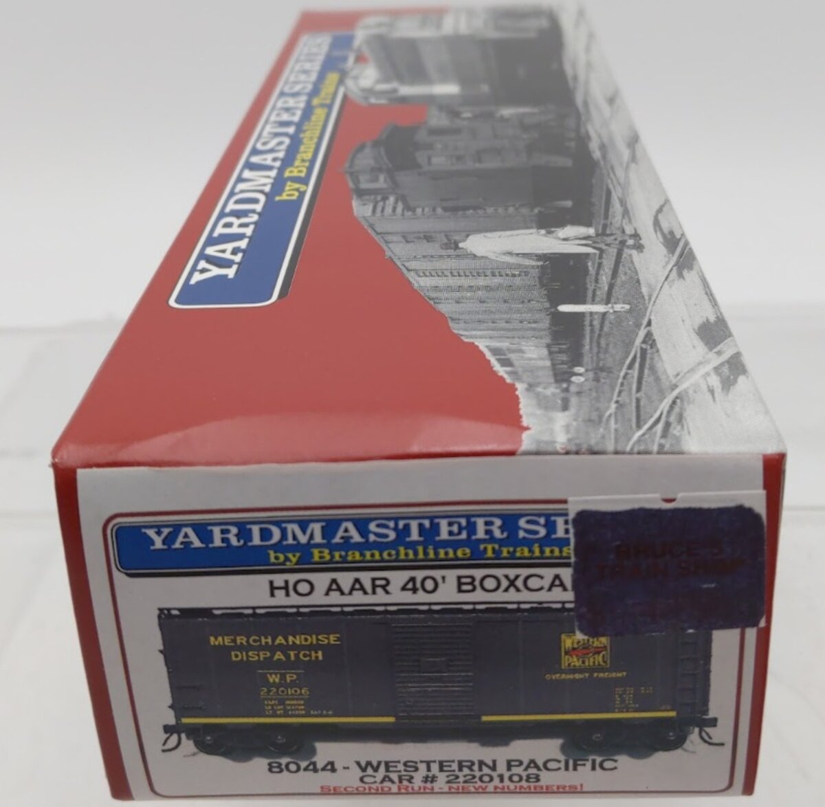 Branchline Trains 8044 HO Western Pacific 40' AAR 40' Boxcar # 220108 Kit