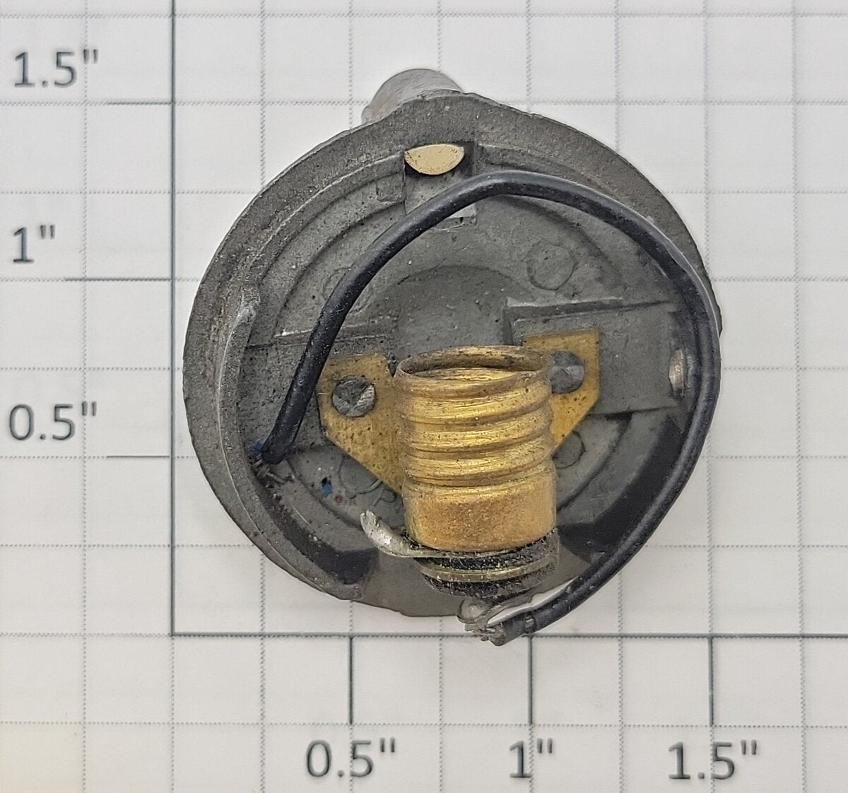 American Flyer PA9504A Black Boiler Front with Lens and Bell #5698