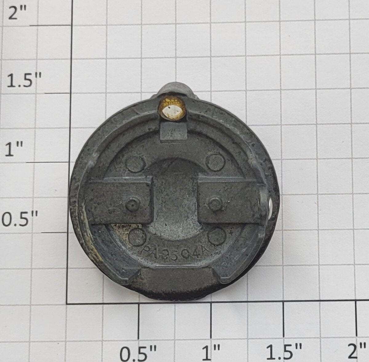 American Flyer PA9504A Black Boiler Front with Lens and Bell #5698