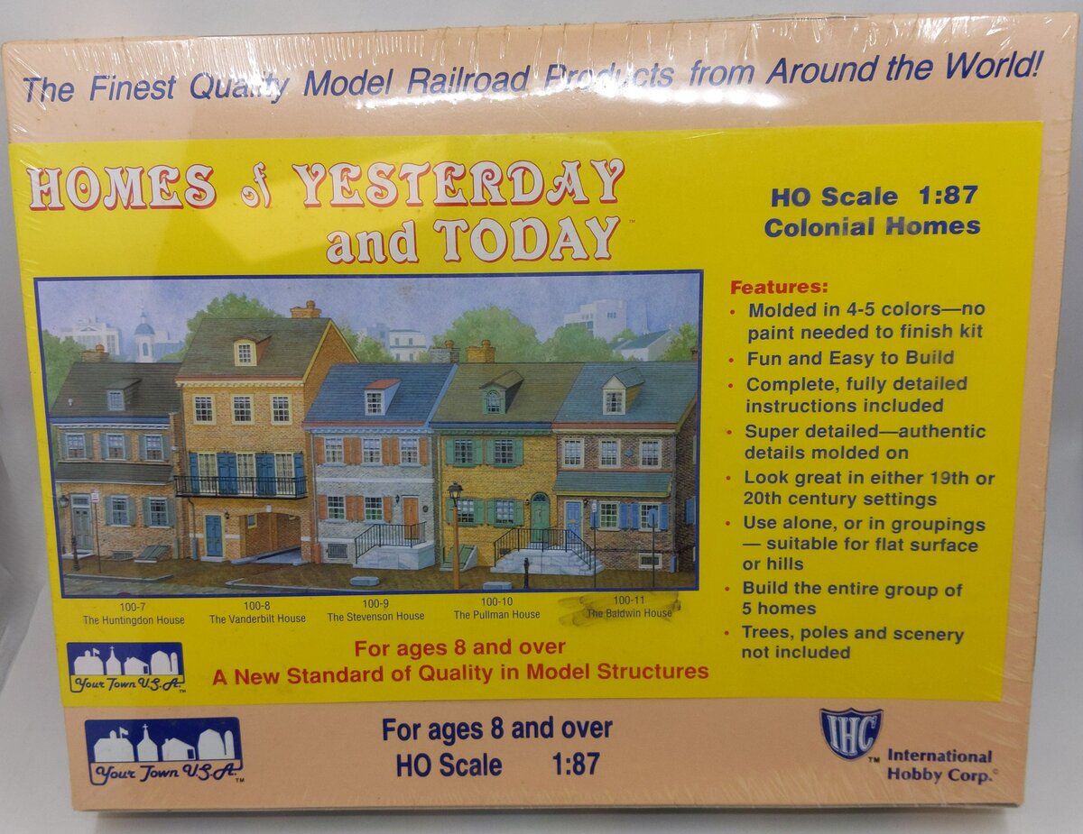 IHC 100-11 Homes of Yesterday & Today HO Scale Model Building Kit