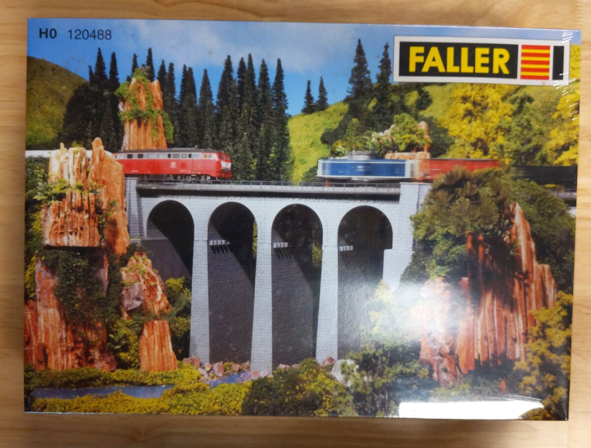 Faller 120488 HO 2-Track Viaduct Bridge