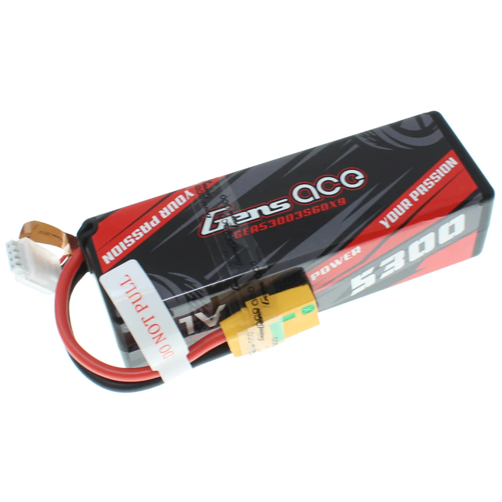 Gens Ace GA-530060C 3S1P 11.1V 5300mAh 60C LiPo Battery