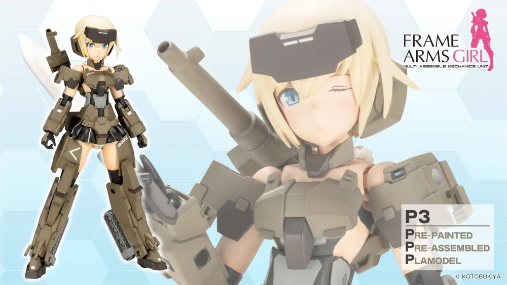 Kotobukiya FG163 Frame Arms Girl P3 GOURAI Plastic Model Kit