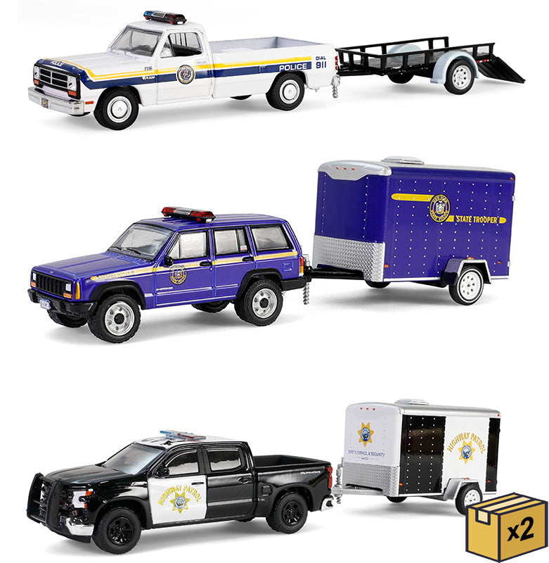 Greenlight Collectibles 32315-CASE 1:64 Hot Pursuit Hitch & Tow Series 1 (6)