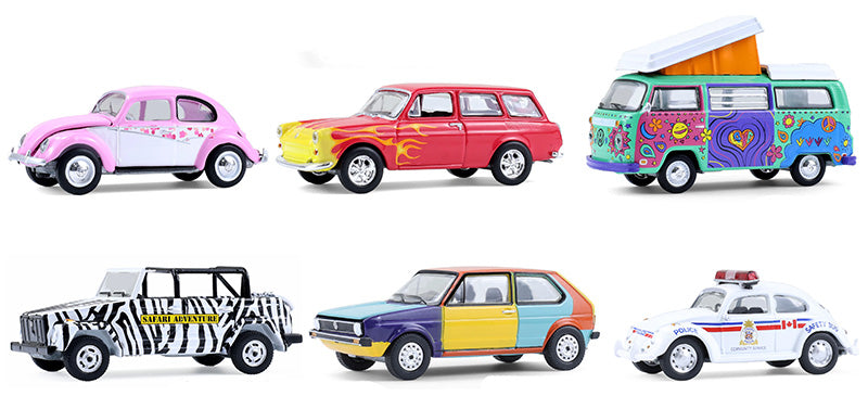 Greenlight Collectibles 36120-CASE 1:64 Club Vee-Dub Series 21 (Set of 6)